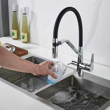 Смеситель для кухонной мойки Shevanik S278 с подключением к фильтру воды