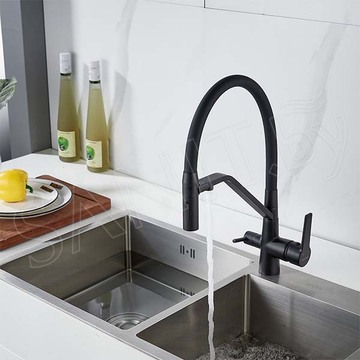 Смеситель для кухонной мойки Shevanik S278H с подключением к фильтру воды