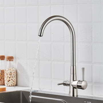 Смеситель для кухонной мойки Shevanik S428L с подключением к фильтру воды