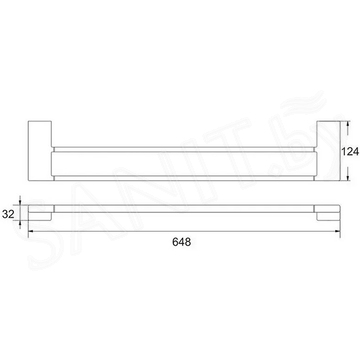 Держатель для полотенец Rose RG1827H