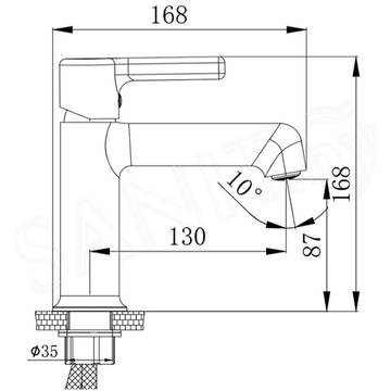 Смеситель для умывальника Haiba HB10814