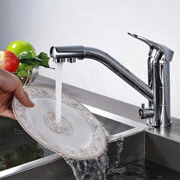 Смеситель для кухонной мойки Haiba HB4304 с подключением к фильтру воды