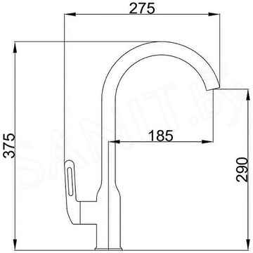 Смеситель для кухонной мойки Haiba HB70825-7