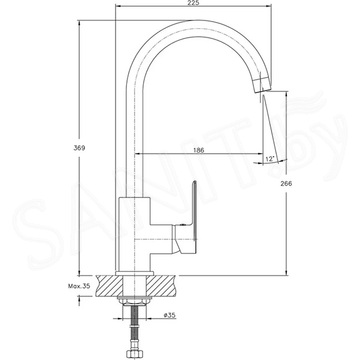 Смеситель для кухонной мойки Haiba HB71505