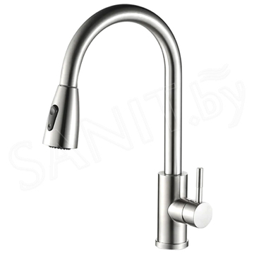 Смеситель для кухонной мойки Haiba HB73304-2 с выдвижным изливом