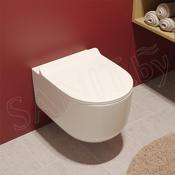Комплект инсталляции Roxen StounFix Dual Fresh с удлиненными креплениями, аромадозатором, бежевой кнопкой и унитазом Asten Readle Stella Tornado AR1065