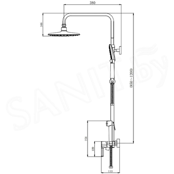 Душевая стойка Haiba HB24814-7