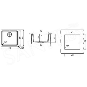 Кухонная мойка AquaSanita Fast SQF 102
