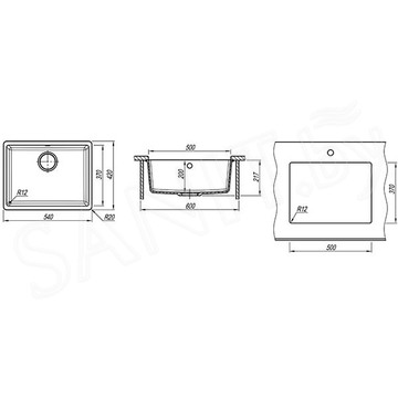 Кухонная мойка AquaSanita Fast SQF 103