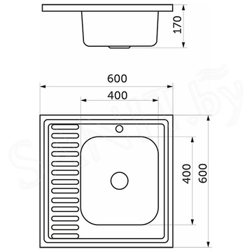 Кухонная мойка AKS 42598 / 42599