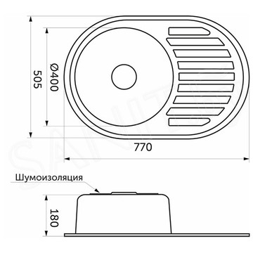 Кухонная мойка AKS 10992