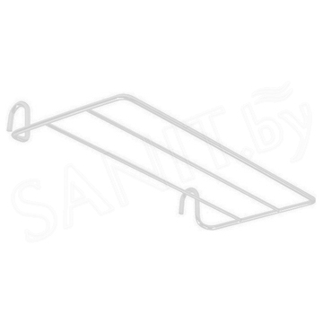 Полка для полотенцесушителя Fincopper белая съемная