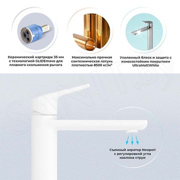 Смеситель для умывальника Wellsee Icon for life 182310000