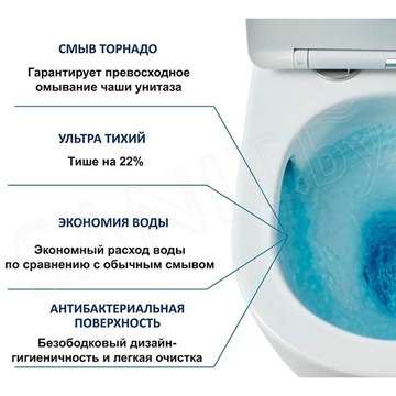 Напольный унитаз Cerutti Vettore Tornado CT10816