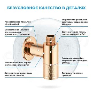 Угловой вентиль Wellsee Drainage System 182149001