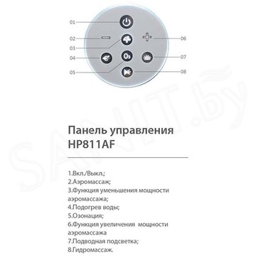 Гидромассажная ванна SSWW AU818R