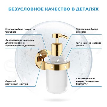 Дозатор для жидкого мыла Wellsee Finishing Touch 182513000