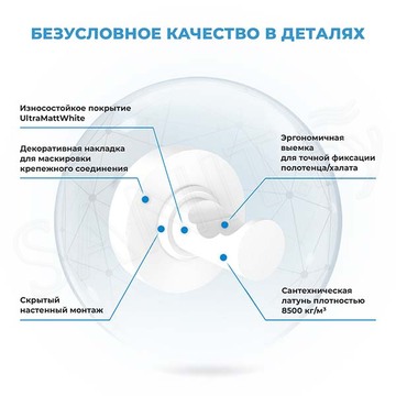 Крючок Wellsee Finishing Touch 182520000