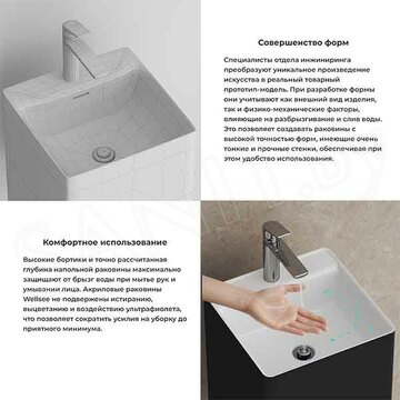 Умывальник Wellsee Pure BY Wellsee 230716000