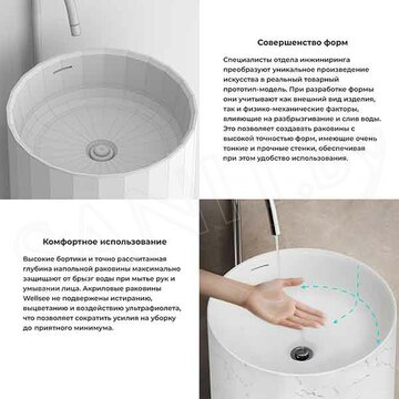 Умывальник Wellsee Chalice Perfection 230619000