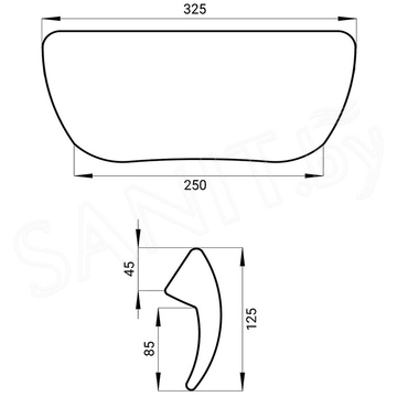 Подголовник для ванны Wellsee Useful Extras 261901000