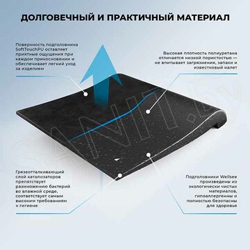 Подголовник для ванны Wellsee Useful Extras 261911000