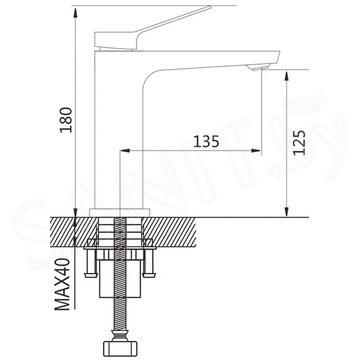 Смеситель для умывальника Shevanik S4601H