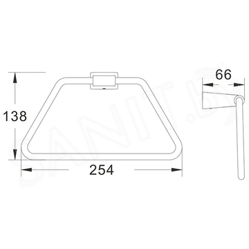 Держатель для полотенец Shevanik SG5706