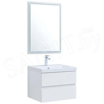 Комплект мебели Aquanet Беркли 50 / 60 / 80 белый глянец