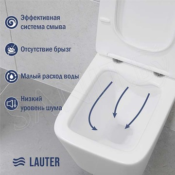 Подвесной унитаз Lauter Square 214903