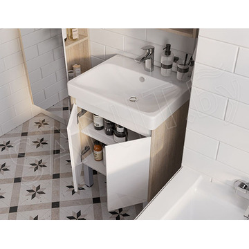 Тумба под умывальник Акватон Сканди Doors 55 1A2788V0SDB20