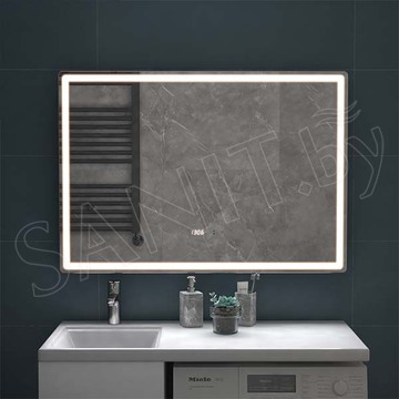 Зеркало Vigo Geometry Luxe 100 с бесконтактным сенсором и подогревом