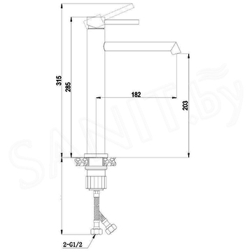 Смеситель для умывальника Boch Mann Stella B BM9130