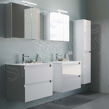 Тумба под умывальник Lauter Mia 60 / 80 белый глянец