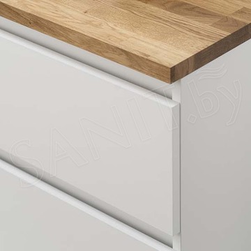 Тумба под умывальник Lauter Mia 60 / 80 белый глянец