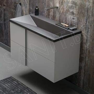 Тумба под умывальник Lauter Nelli 70 / 90 бело-серый