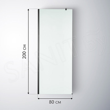 Душевое ограждение SANITeco Walk-In SN-W6TB80 / SN-W6TB90 / SN-W6TB100 / SN-W6TB120