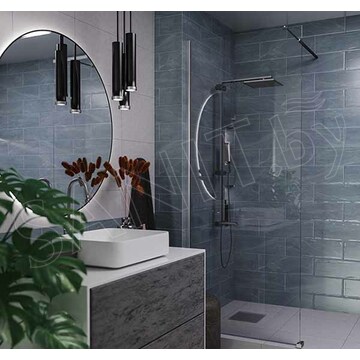 Душевое ограждение SANITeco Walk-In SN-W8TC80 / SN-W8TC90 / SN-W8TC100 / SN-W8TC120