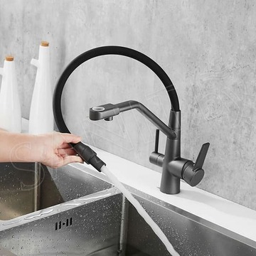 Смеситель для кухонной мойки Boch Mann Else GR BM10428