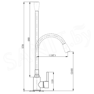 Смеситель для кухонной мойки Boch Mann Mia BN BM10421