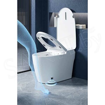 Умный приставной унитаз Cerutti Mirella Smart CT10615 с функцией биде и импульсным смывом