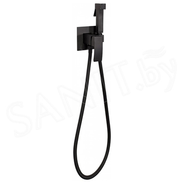 Смеситель встраиваемый Hansberge H3077BL с гигиеническим душем