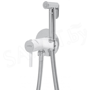 Смеситель встраиваемый Hansberge H3099W с гигиеническим душем