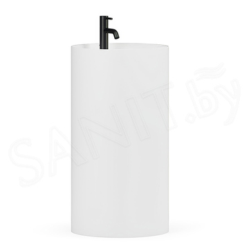 Умывальник Belux Осло 450x800 белый матовый Solid Surface напольный