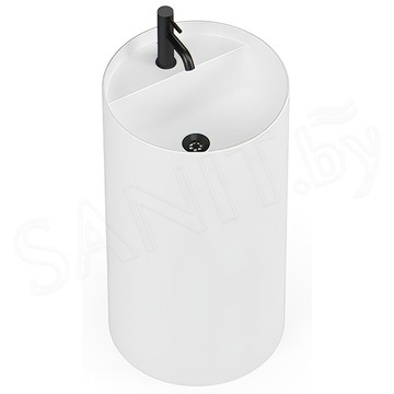 Умывальник Belux Осло 450x800 белый матовый Solid Surface напольный