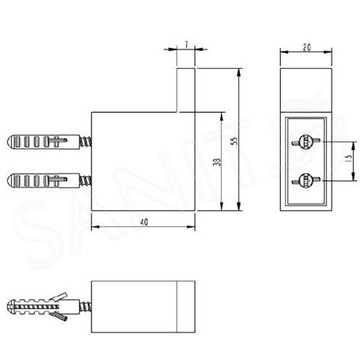 Крючок Grocenberg AC0017 никель