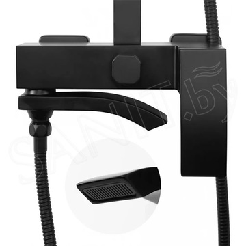 Душевая стойка Hansberge H5077BL