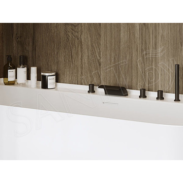 Ванна из искусственного камня Belux Атланта BA-1700 белый матовый Solid Surface