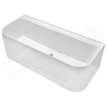 Ванна из искусственного камня Belux Атланта BA-1700 белый матовый Solid Surface