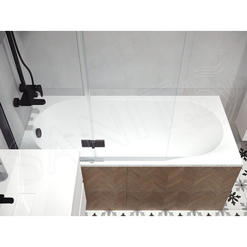Ванна из искусственного камня Belux Классика 3 1700 белый матовый Solid Surface